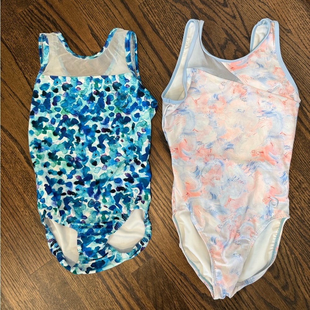 Plum Practice-wear Gymnastics Leotards. 2. Both Adult Extra Small